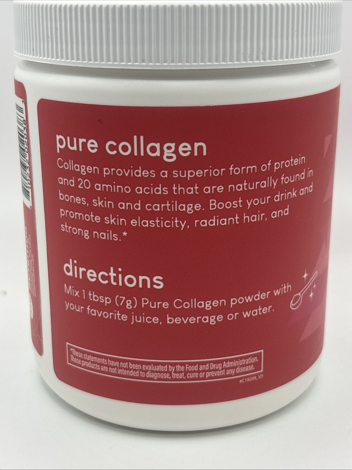 Non GMO Pure Collagen 6,000 MG. 6 Oz. 360 Nutrition Exp: 11/2030