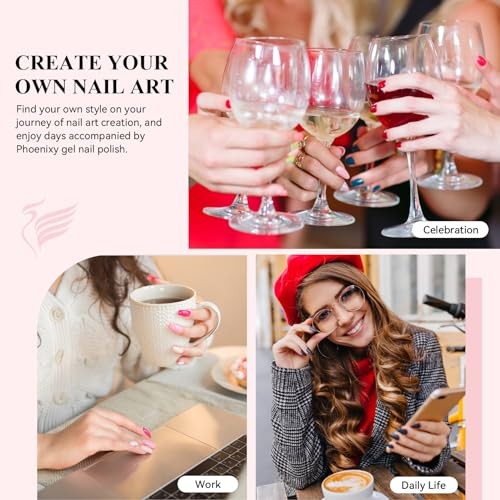 30 Pcs Gel Nail Polish Set, 25 Colors U V Gel Nail 30 A-Nude Pink Red Series