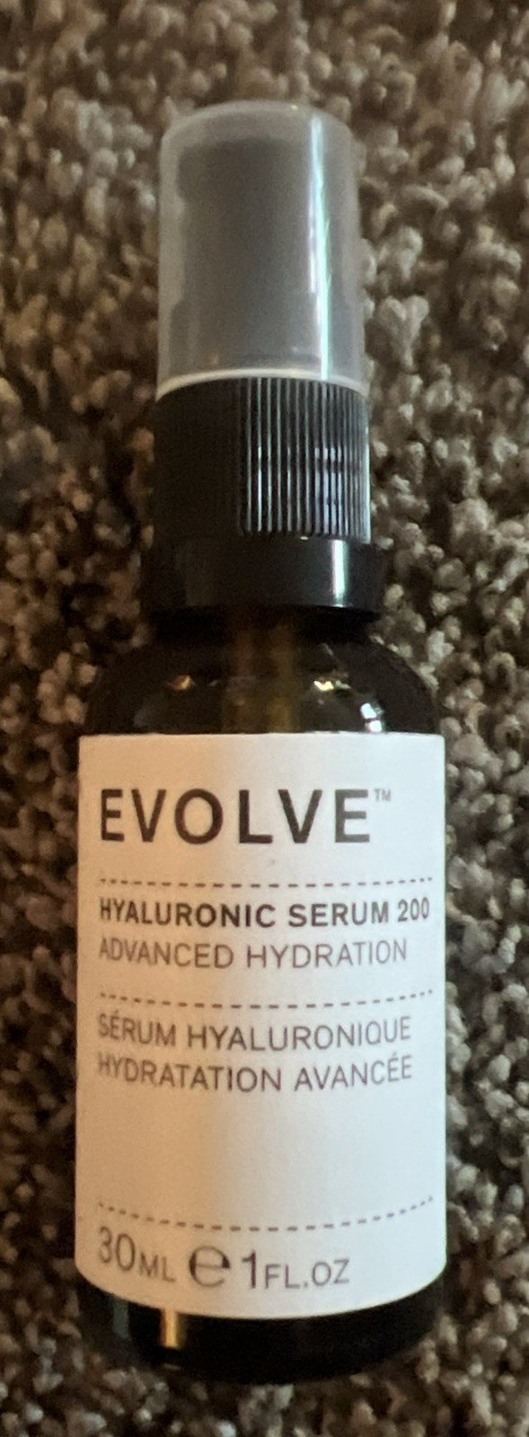 NIB Evolve Organic Beauty Hyaluronic Serum 200 30ml Natural Hydrating Face Serum