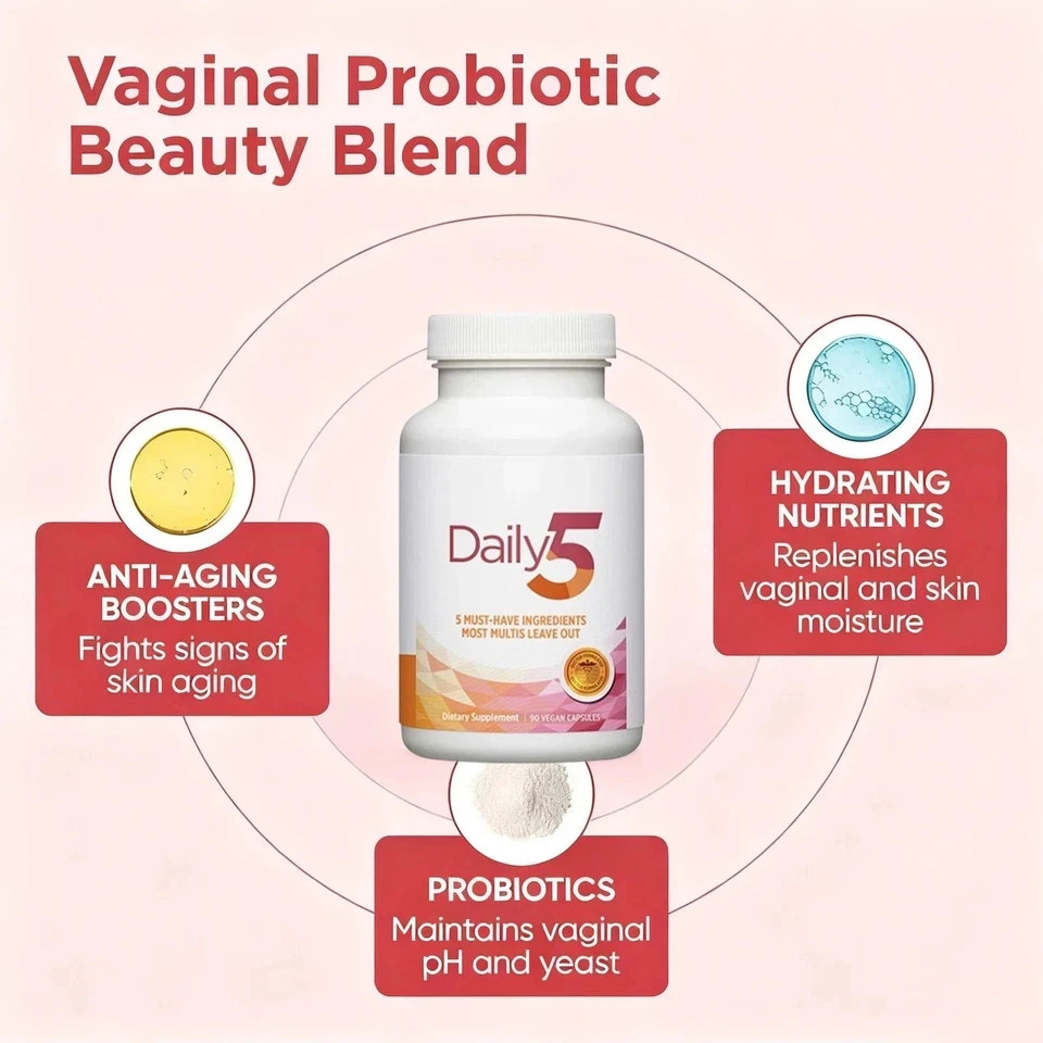 3PACK Doctors’ Preferred Daily5 90 Vegan Capsules Dietary Supplement