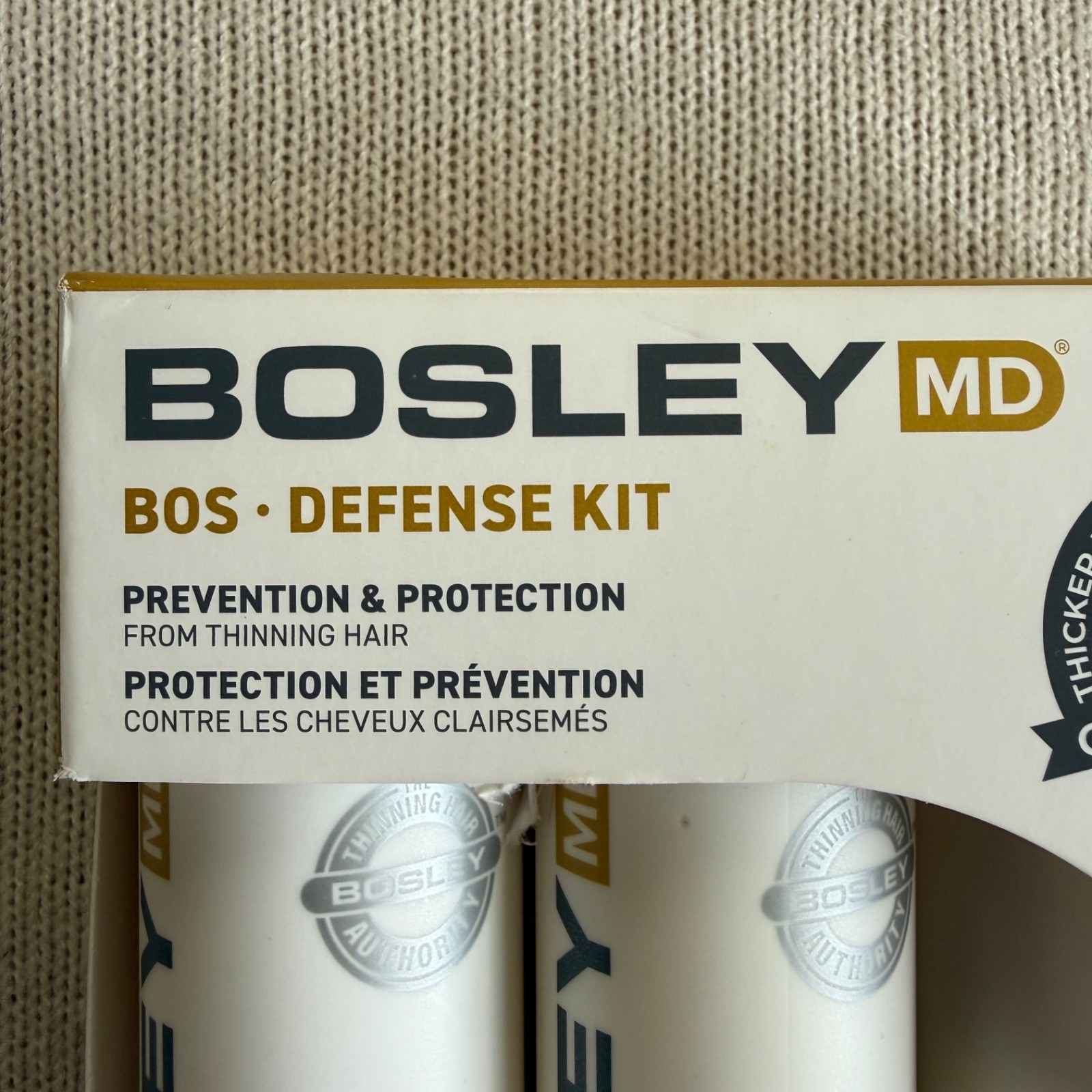 BOSLEY MD BosDefense Color Safe Starter Kit 30 Days Thicker Fuller Hair NEW