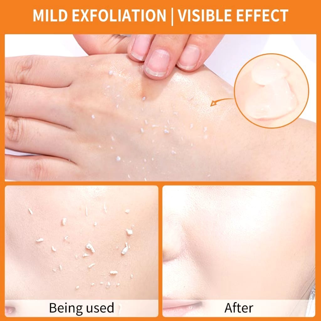 GMEELAN Orange Enzyme Exfoliating Gel + Sea Buckthorn Face Body Scrub