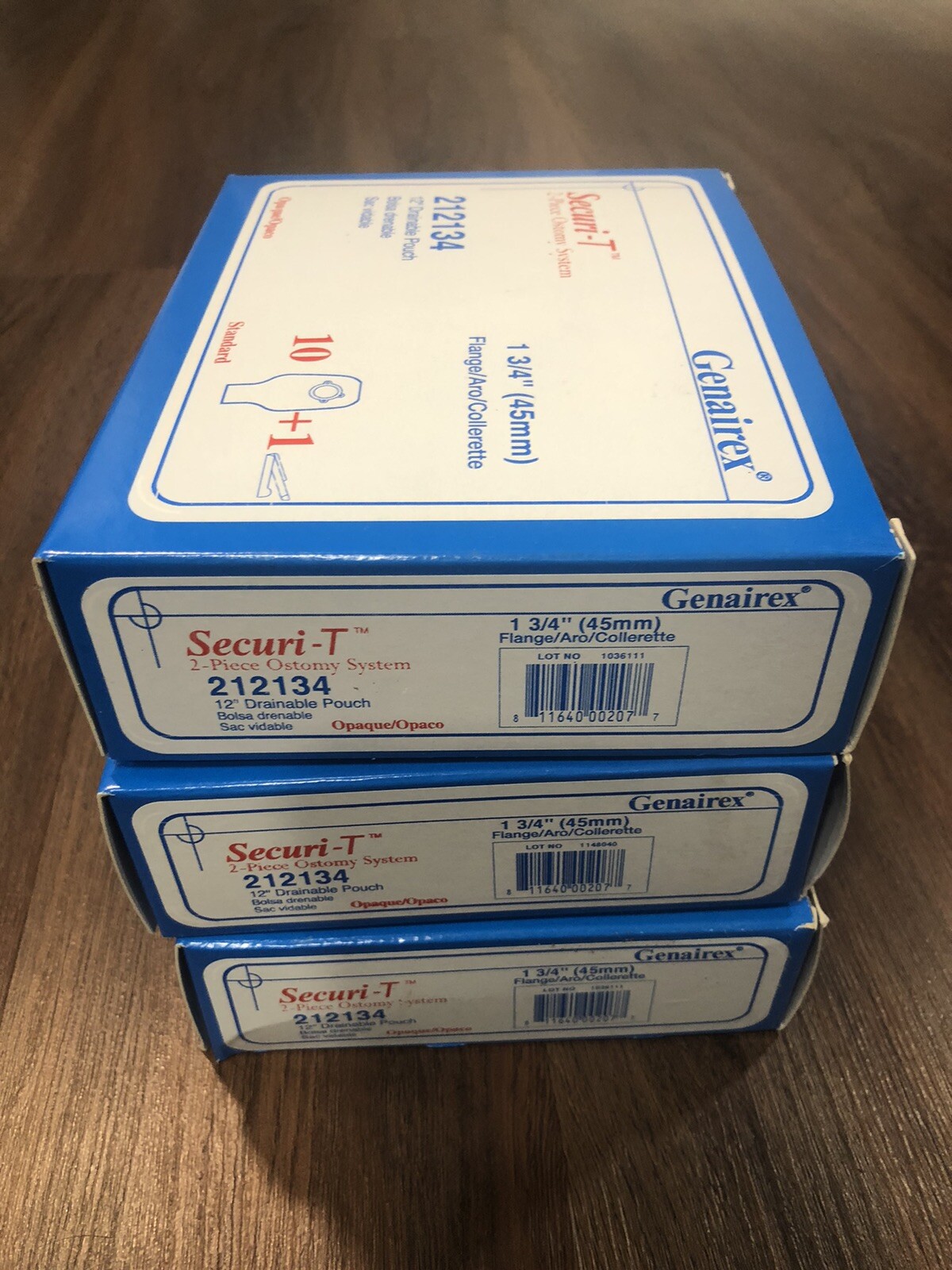 3 Box GENAIREX 10 EA Securi-T USA 12″ Drainable Pouch Opaque Standard 212134