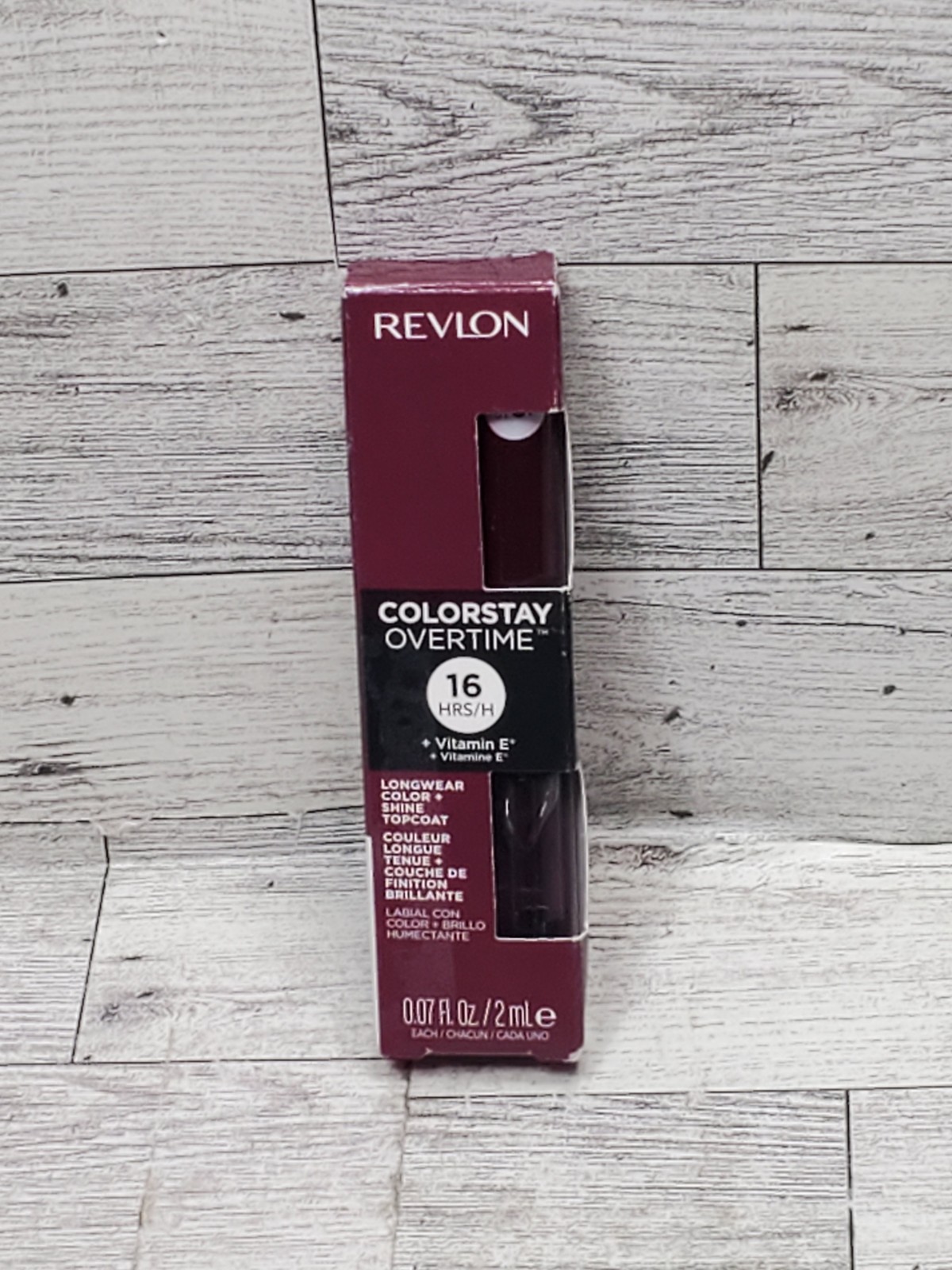 Revlon ColorStay Overtime Lipcolor, Liquid Lipstick, 500 BLACK CHERRY