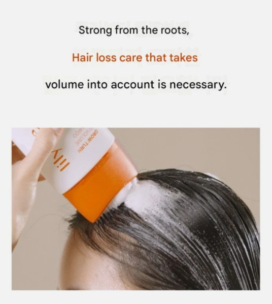 Lilyeve Grow Turn 3D Volume Anti-Hair Loss Shampoo Brush Scalp 200ml K-Beauty