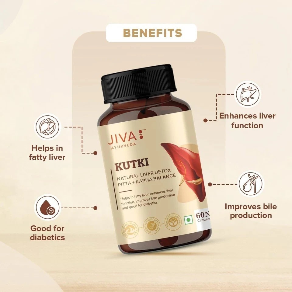 Kutki ( Picrorhiza ) Capsule | Support Fatty Liver, Body Purification, Immunity