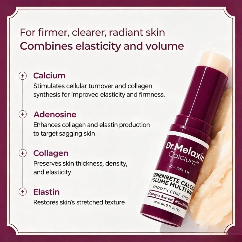Dr.Melaxin Official Pore Firming Duo|Cactus Cooling & Eye Stick for Skin Repair