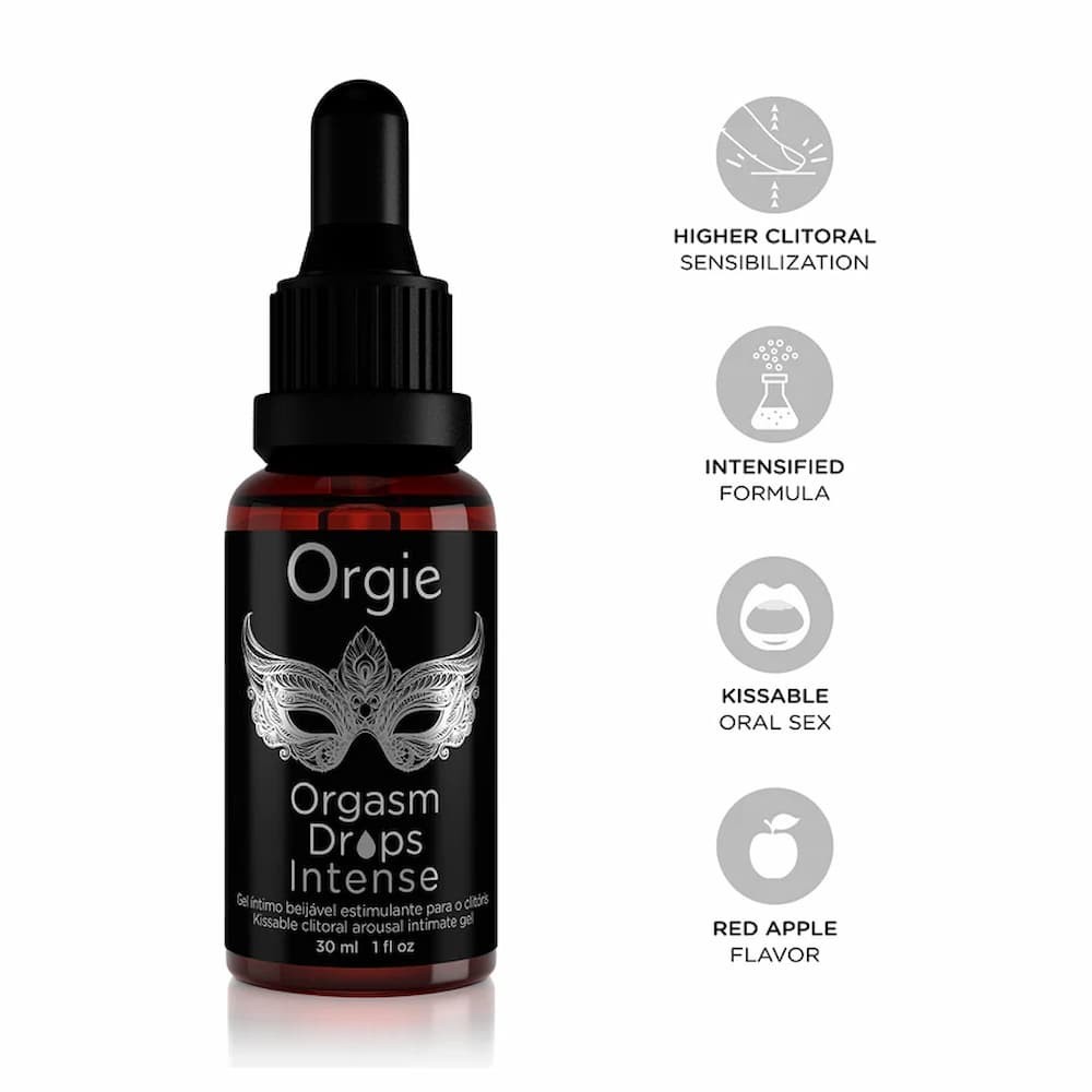 Orgy Org*sm Drops🍯KISSABLE Edible Warming Sensation Tingle Flavored Lubricant