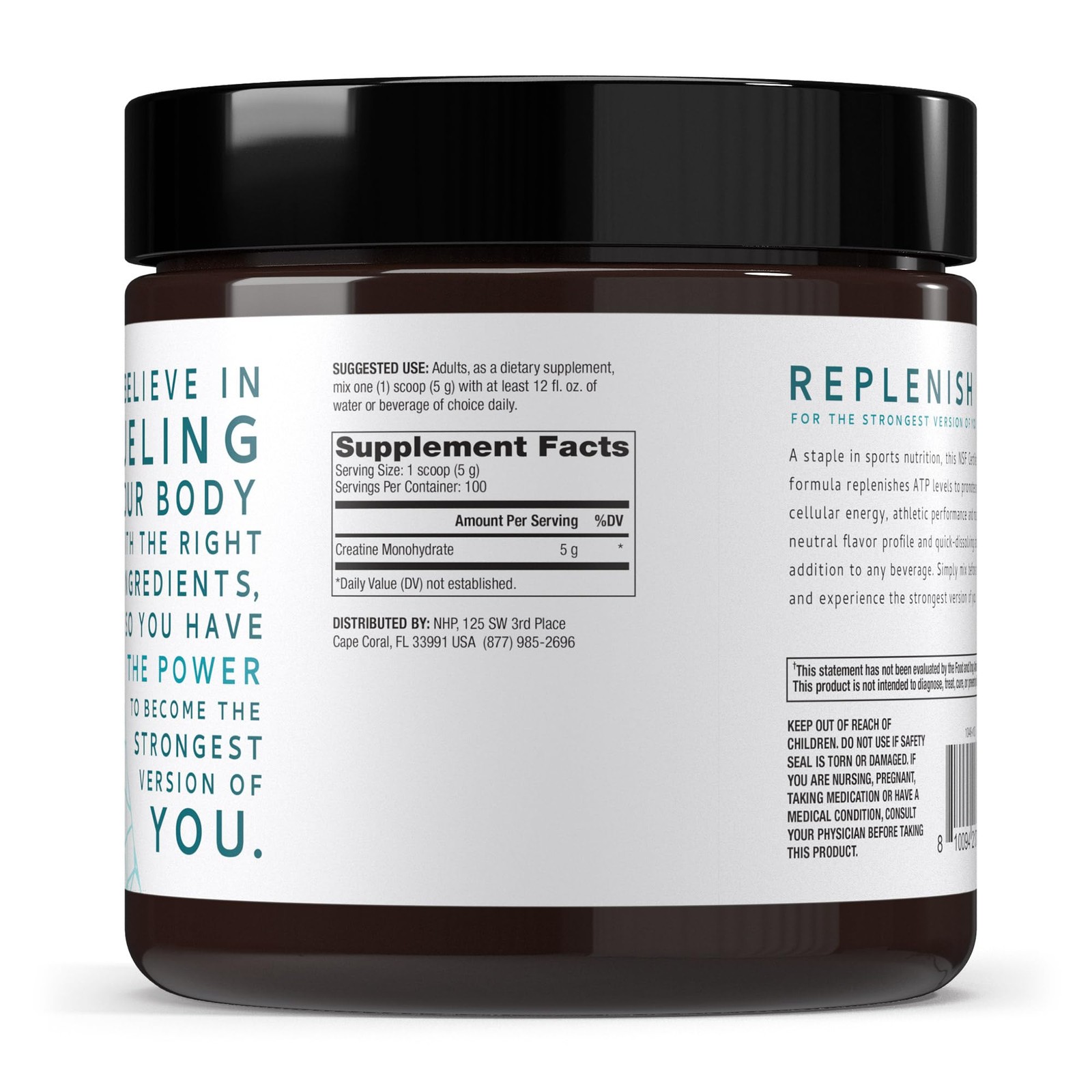 Dr. Mercola Pure Power Creatine Monohydrate – Supports Strength Performance –