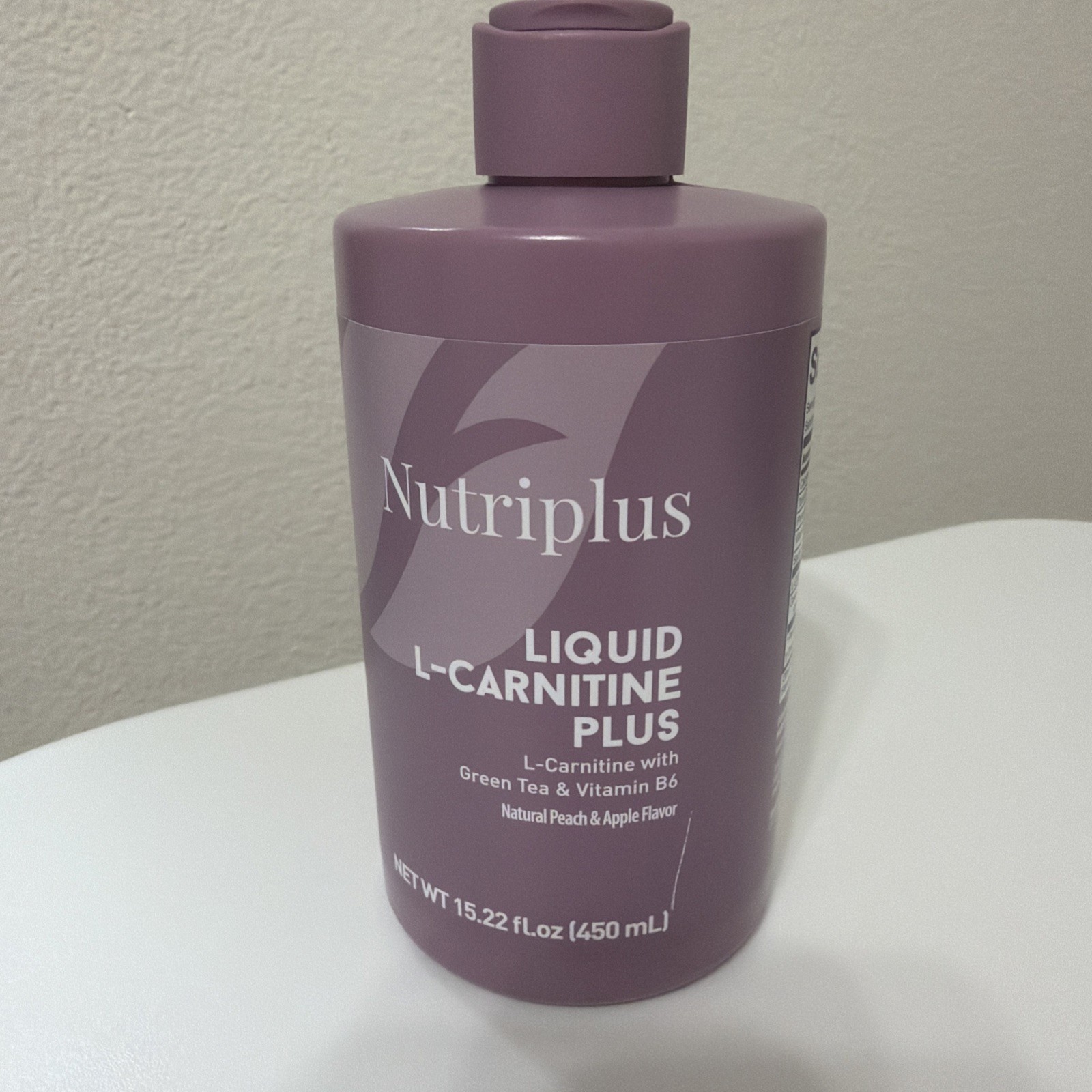 FARMASI NUTRIPLUS L-CARNITINE PLUS APPLE & PEACH 450ml 15.22oz GENUINE NEW!!!