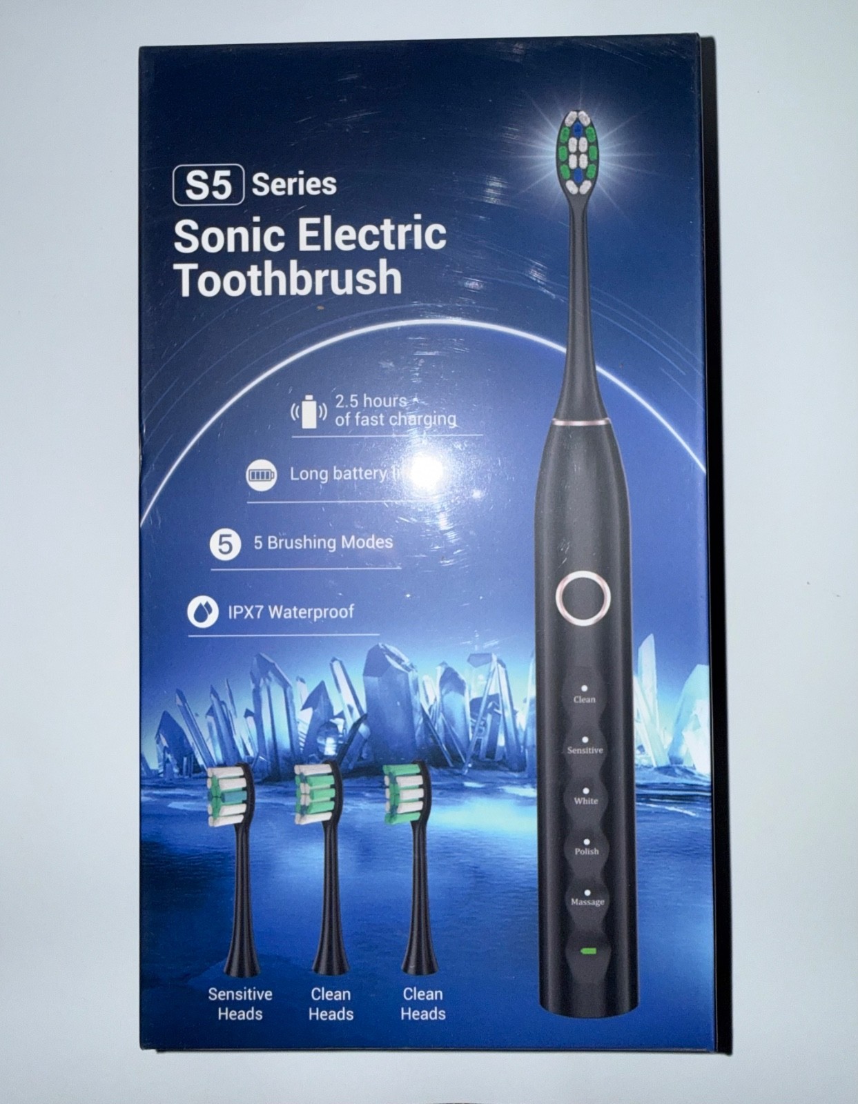 S5 Series Sonic Electric Toothbrush 5 Modes IPX7 Waterproof Long Battery Life