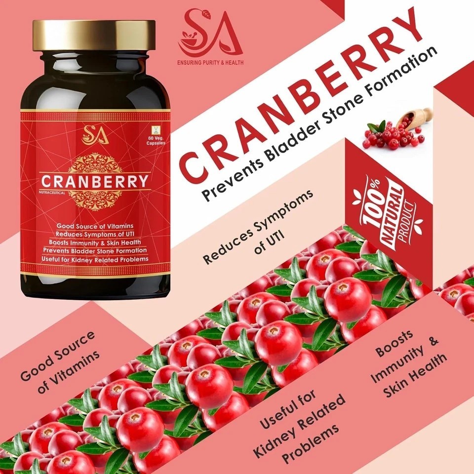 Sire Ayurveda Cranberry Capsules, 60 Capsules