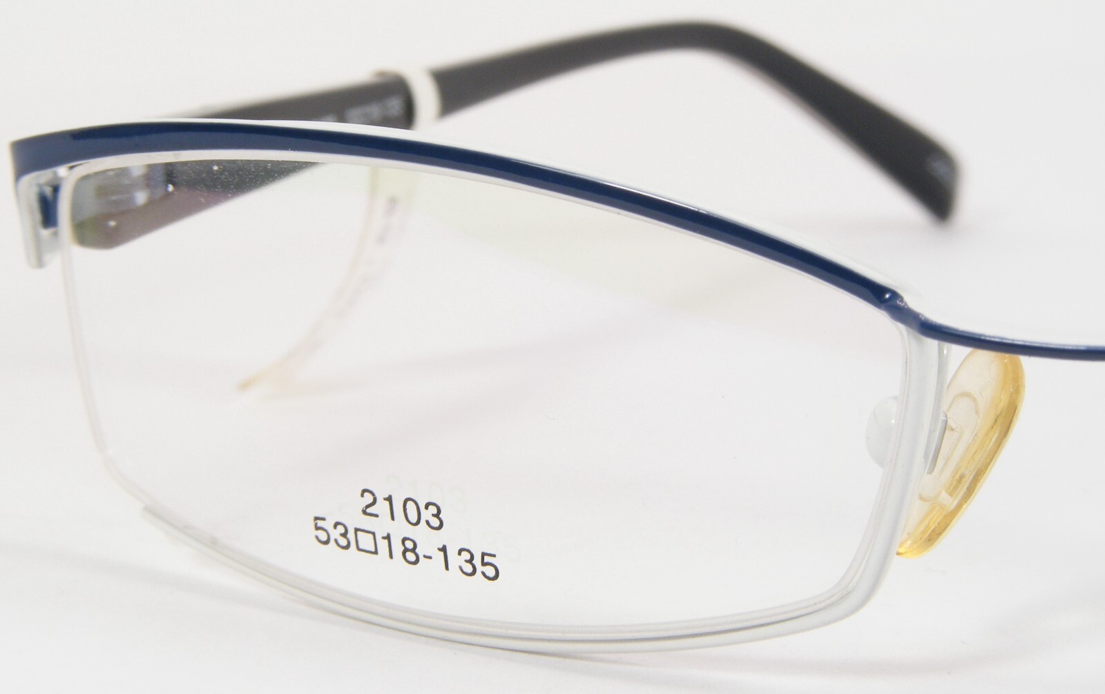 Bambini EYEWEAR 2103 2 BLUE /WHITE UNIQUE RARE EYEGLASSES GLASSES 53-18-135mm