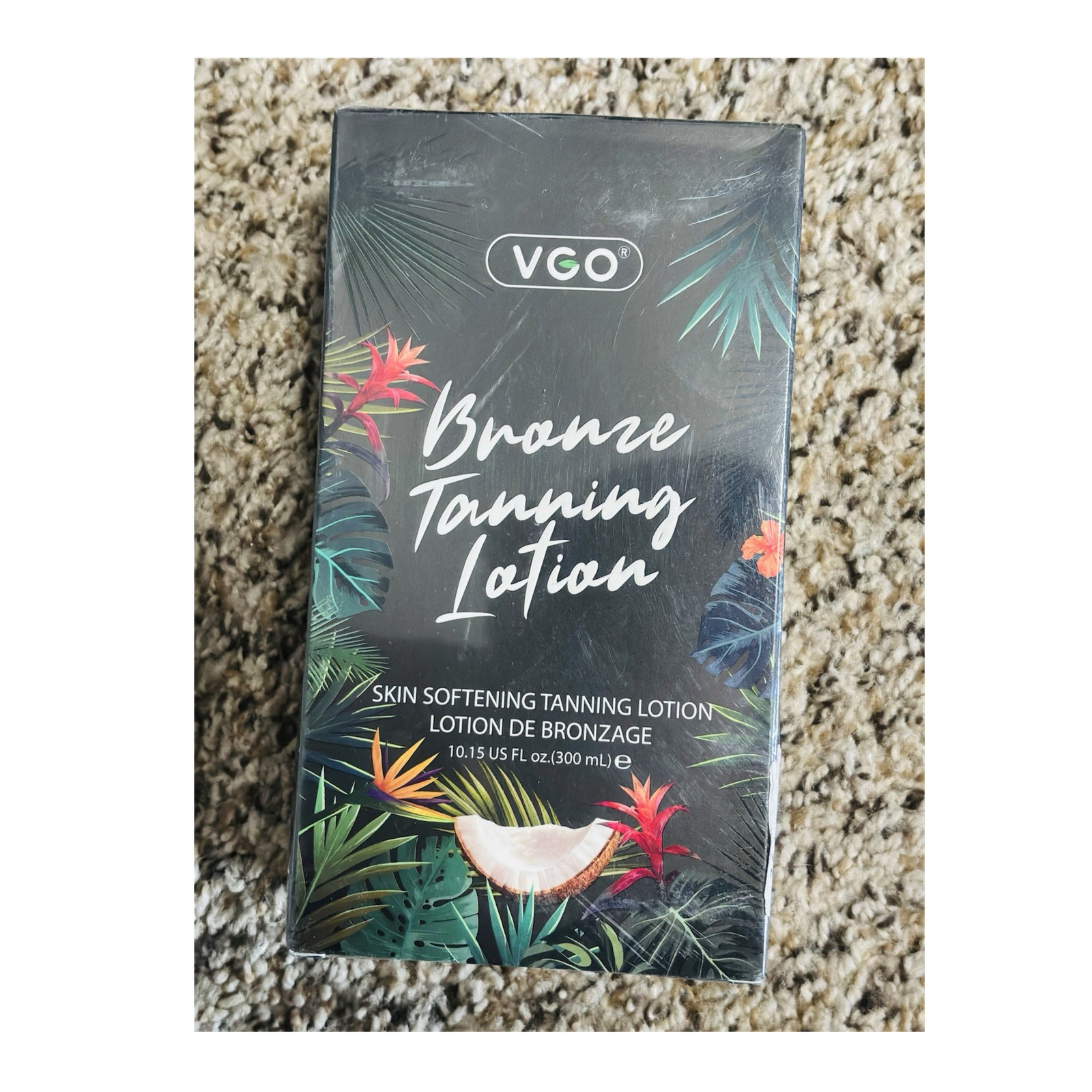 VGO Bronze Tanning Lotion Skin Softening 10.15 fl oz (300 mL) For Indoor Use