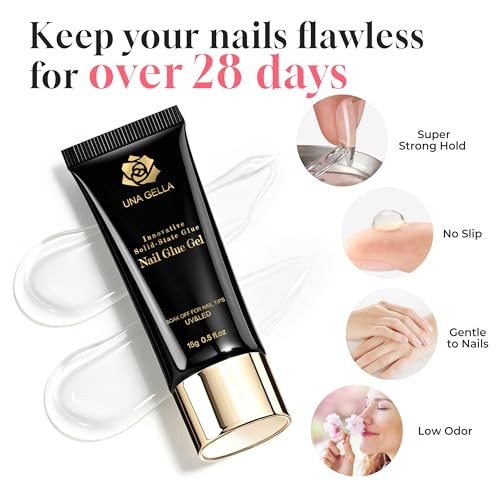 Solid Gel Nail Glue Strong 15g*2pcs Set U V/LED Nail Glue Gel Z-Uv Nail Gel