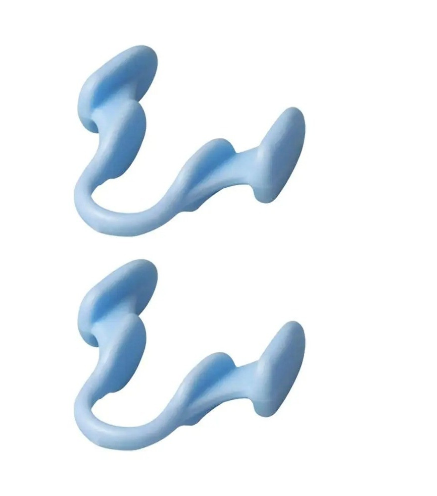 2Pc Silicone Anti Snoring Nose Clip Nasal Dilator Sleep Aid Breathing Device