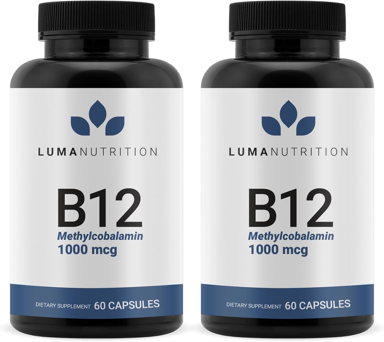 Luma Nutrition Vitamin B12 Methylcobalamin 1000 mcg-High Potency Vegan Supplemen