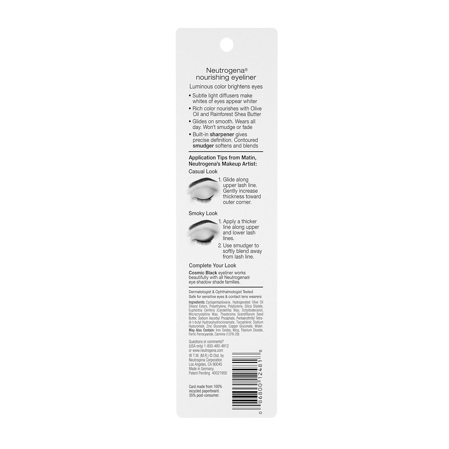 Neutrogena Nourishing Eyeliner Cosmic Black 10