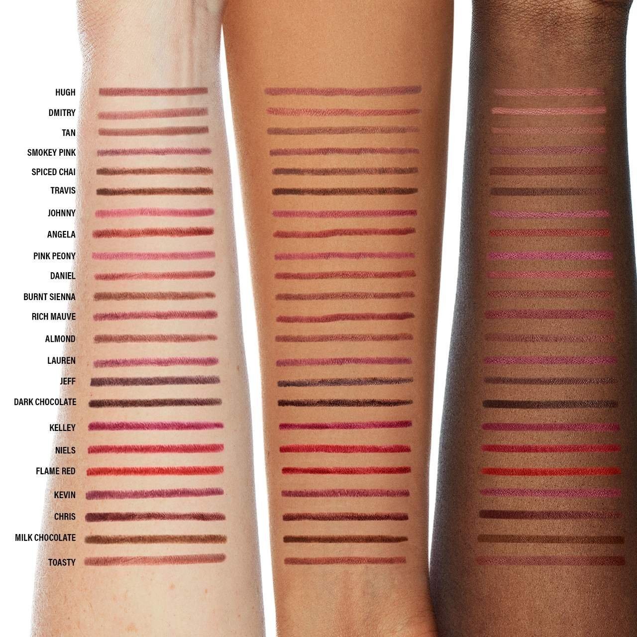 MAKEUP BY MARIO Authentic Ultra Suede Sculpting Lip Pencil 19 colors 0.049 oz