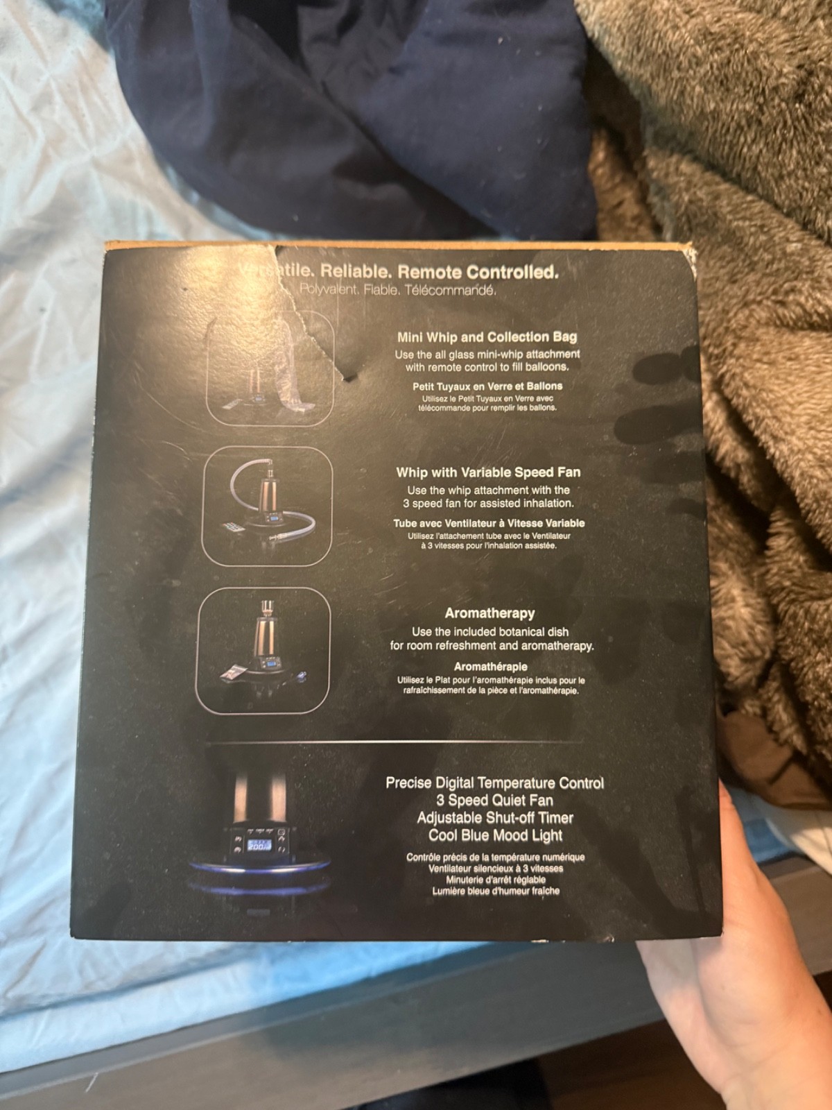 Extreme Q Hot Air Machine Potpourri, Oils, Aromatherapy Device +Charger & Remote