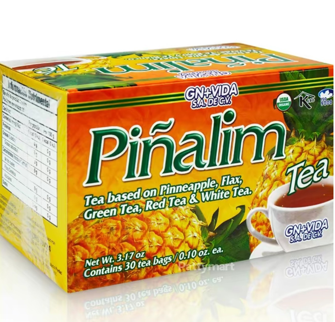3X Pinalim Original GN+Vida PINALIM TEA Te de Pina 30 Day Supply USA SELLER