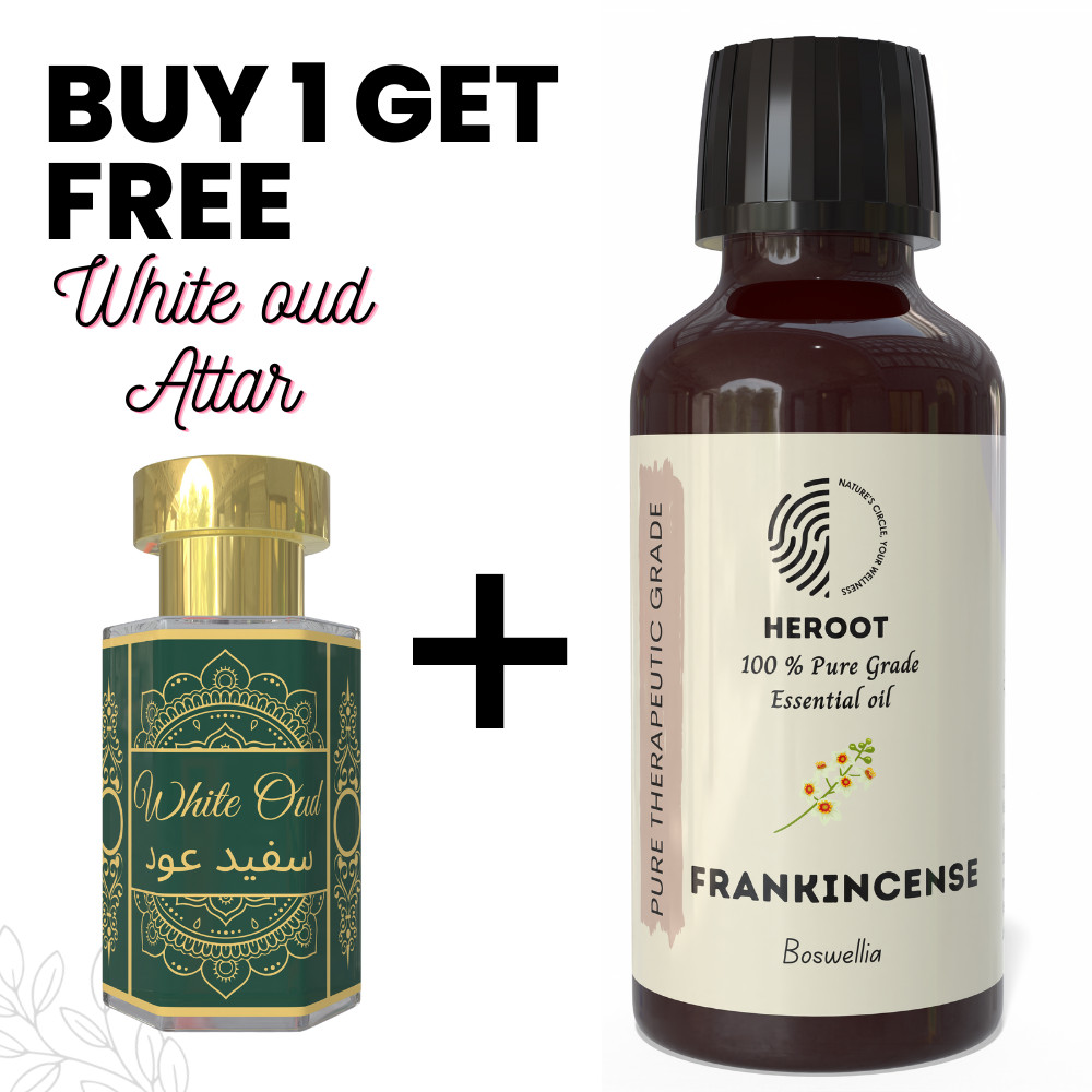 Frankincense Essential Oil 10ml Aromatherapy Diffuser Home Fragrance +Free Attar