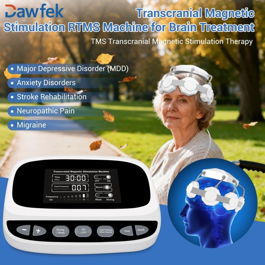 Dual-Intensity rTMS Machine (Weak/Strong Field) for Treatment & Relaxation