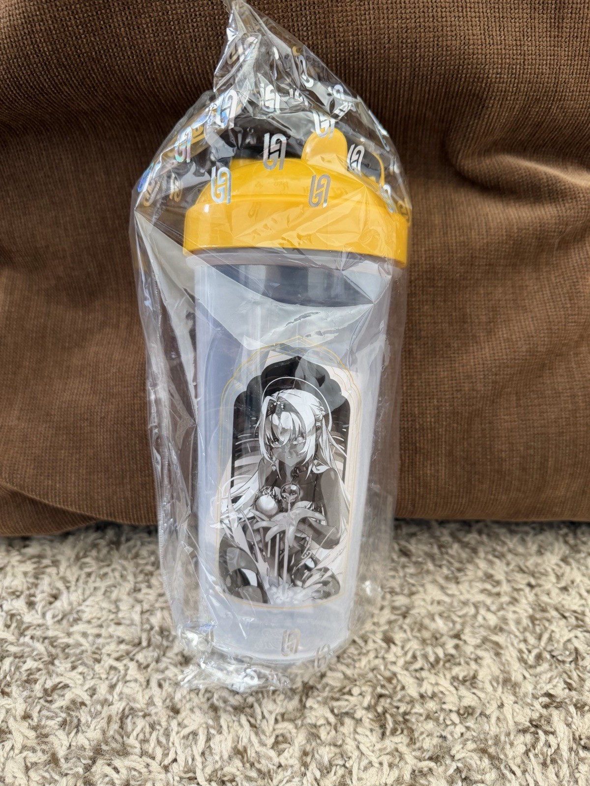 GamerSupps Waifu Cup Oracle of Time Shaker Bottle w/ Sticker NEW UNOPENED