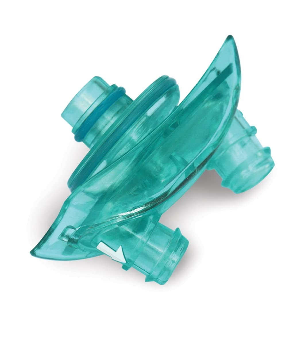 Nasal Dock & Nose Pillow Combo – Teal Nasal Dock with Standard Pillows for Comfo