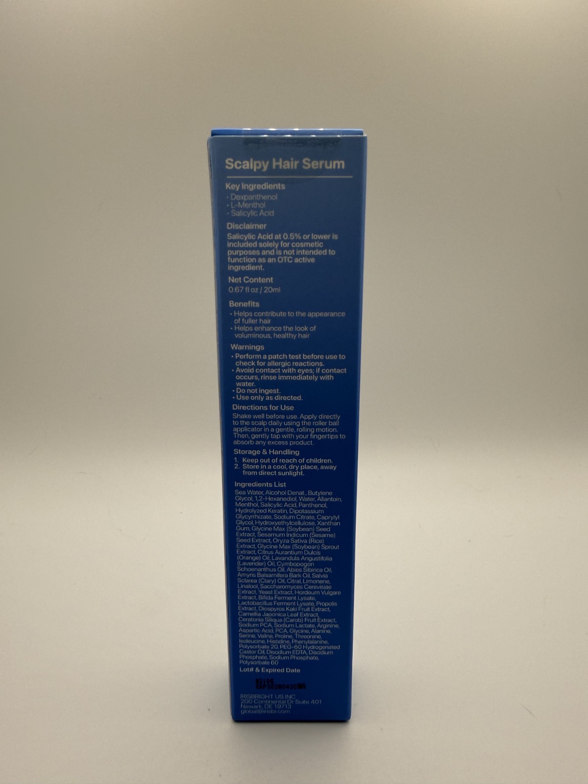 Seapuri Scalpy Hair Serum Scalp Care 20 mL / 0.67 fl. oz. – Brand New Sealed