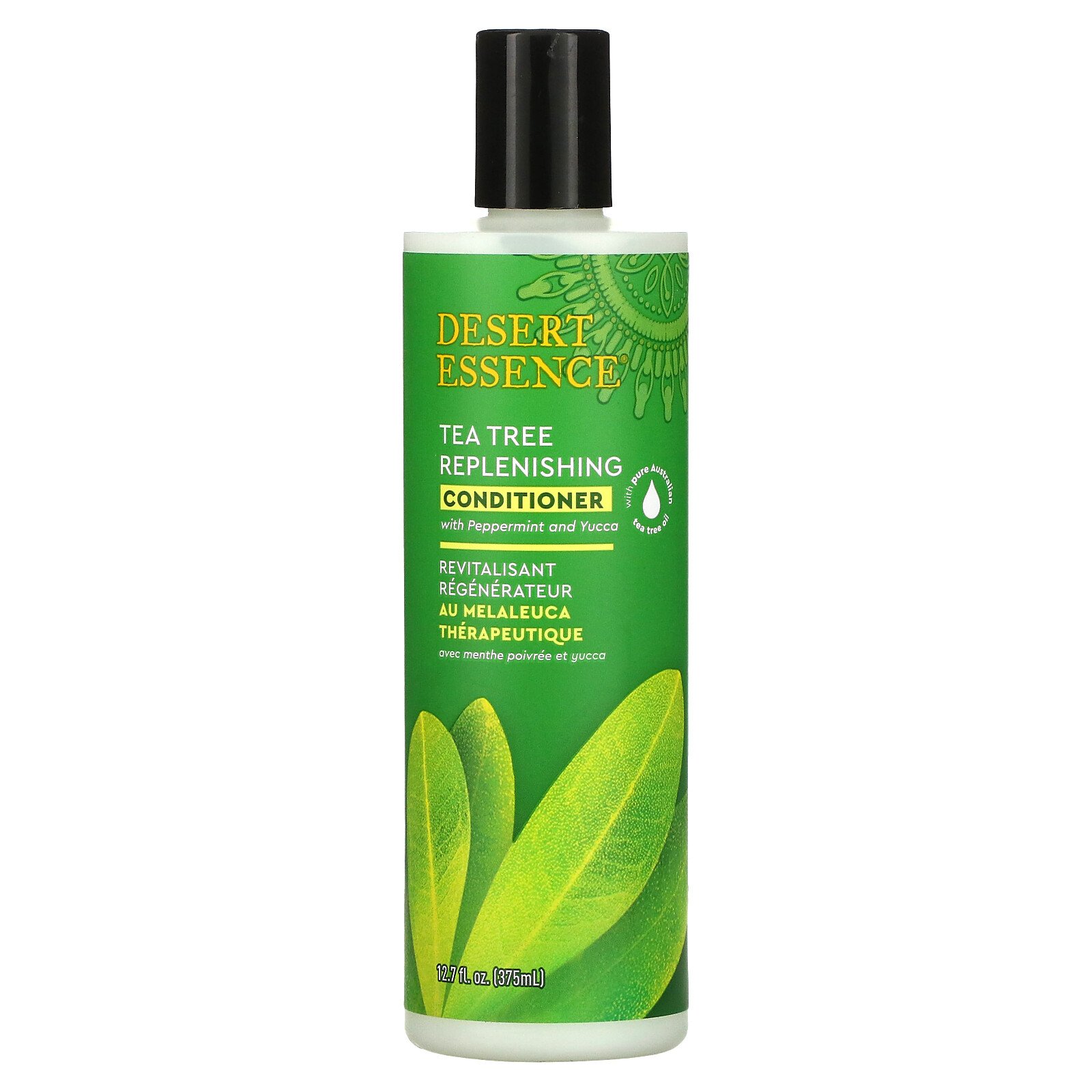 Desert Essence Tea Tree Replenishing Conditioner 12 9 fl oz 382 ml
