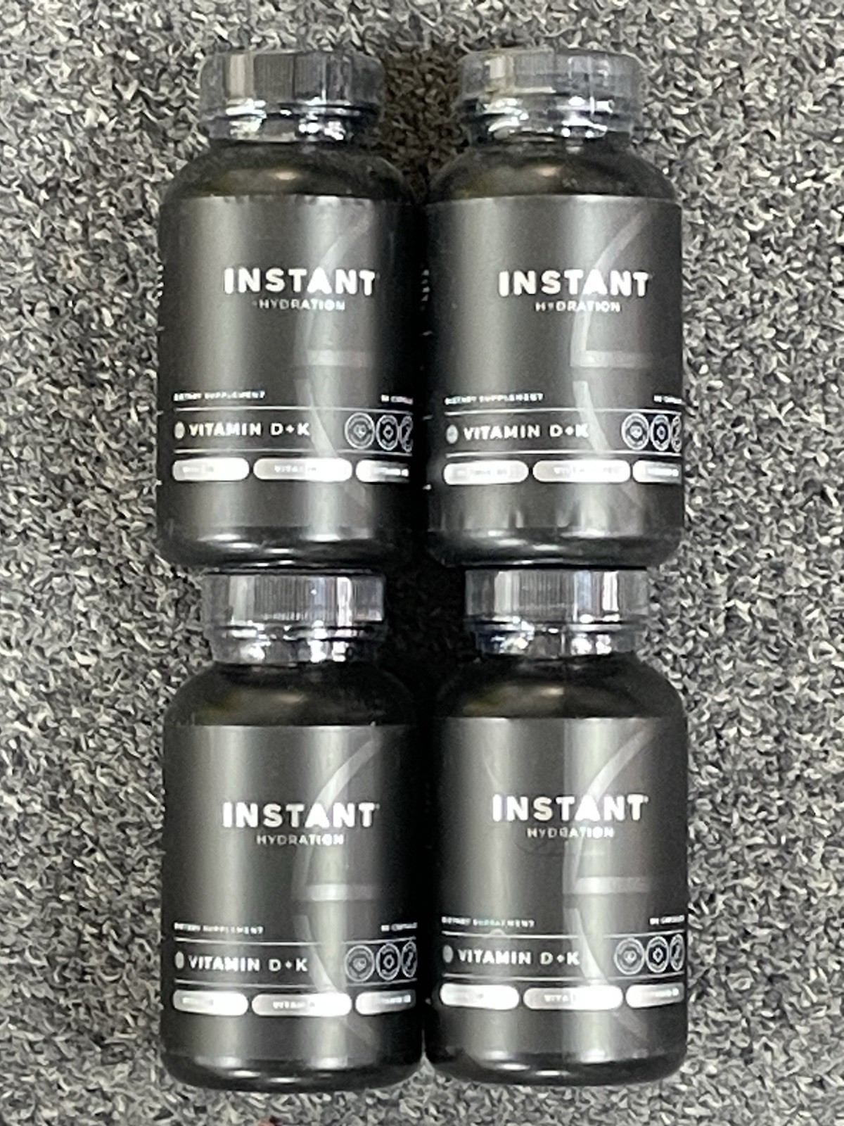 *4 PACK* Instant Hydration Vitamin D+K Dietary Sup. 360 Capsules Exp 08/26
