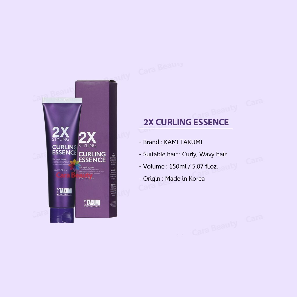 KAMI TAKUMI 2X CURLING ESSENCE 150ml / 5.07 fl.oz. Hair Curl Cream