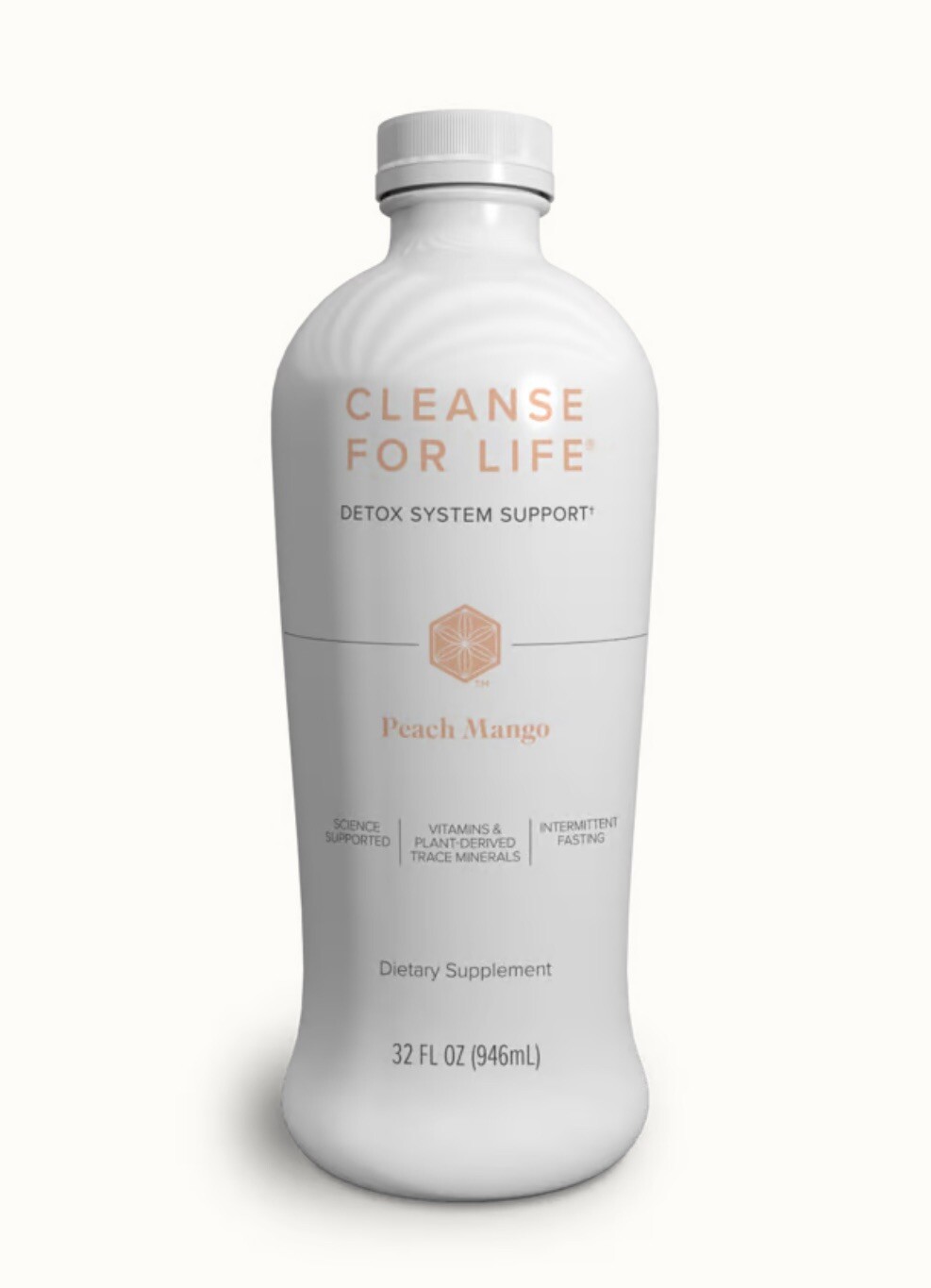 ISAGENIX Cleanse For Life Peach Mango Flavor 32oz Exp 3/25 Free Shipping
