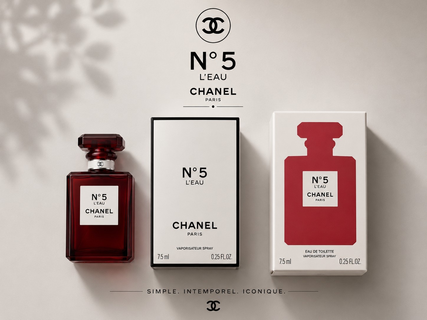 CHANEL N°5 L’EAU Eau de Toilette Spray Travel Size 0.25 fl oz