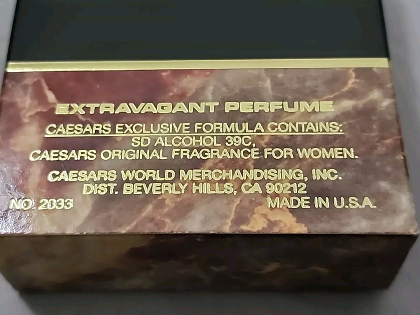 Caesars Woman Extravagant Perfume Miniature 1/8 Fl Oz 4 ml Vintage New in box
