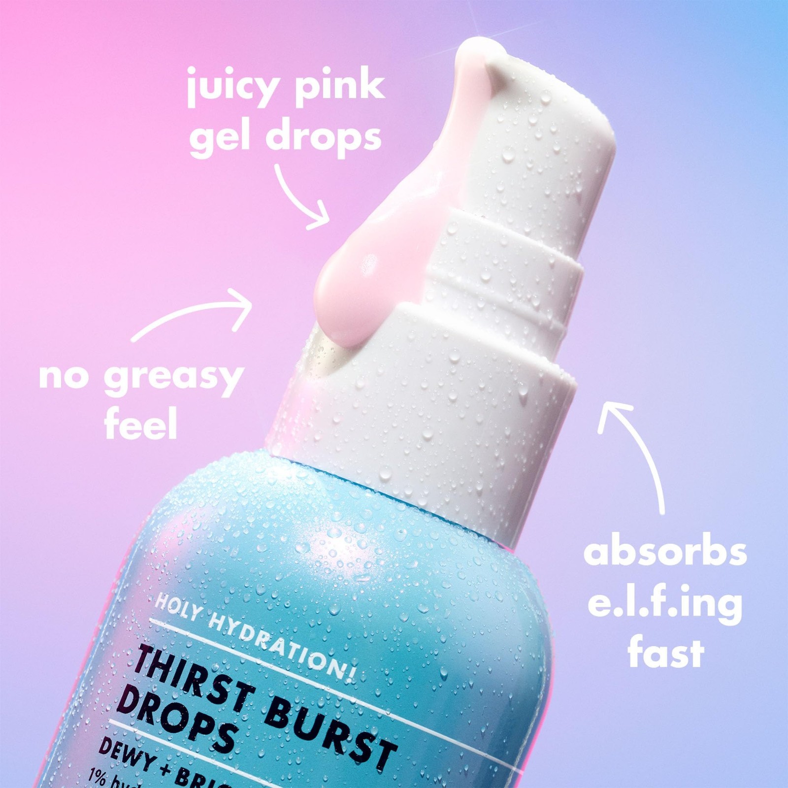 e.l.f. SKIN Holy Hydration! Thirst Burst Drops, For A Radiant Complexion Instant