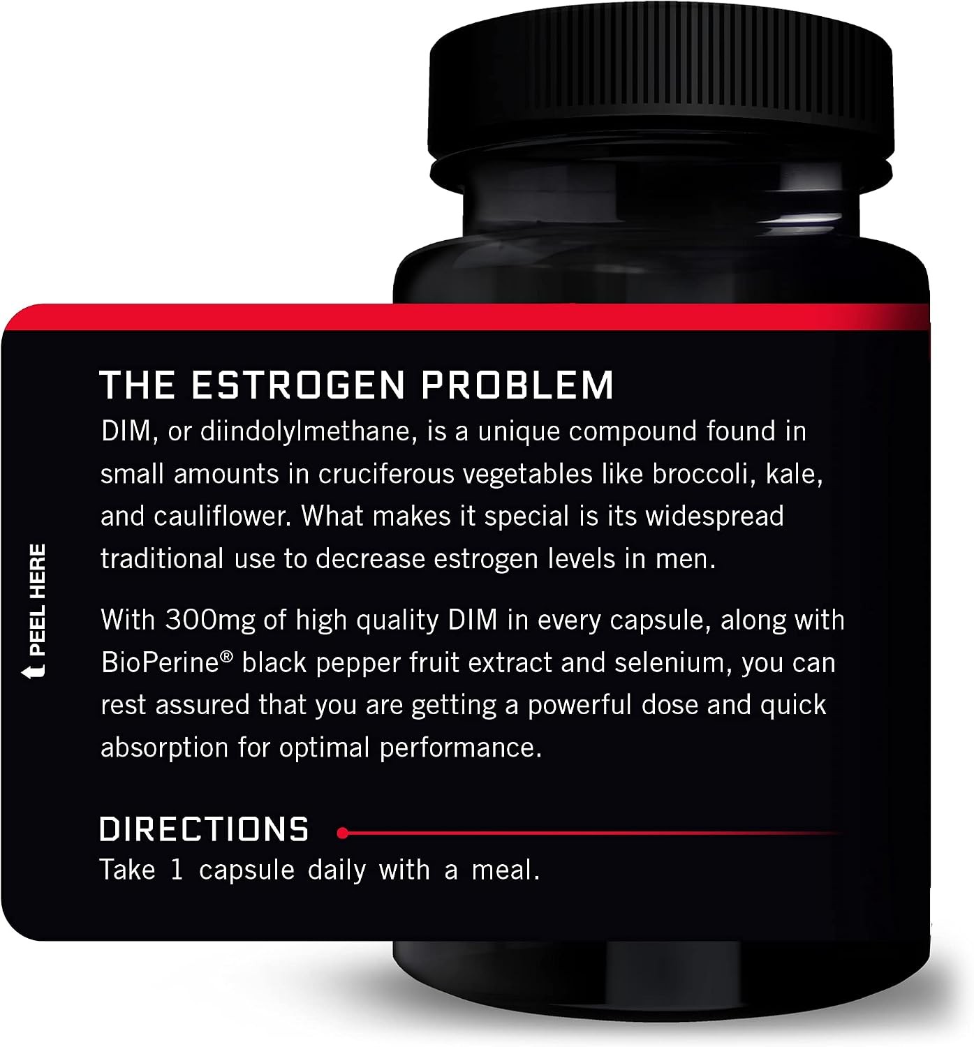 Force Factor DIM, 3-Pack, Pills to Decrease Estrogen in Men, Diindolylmethane Su