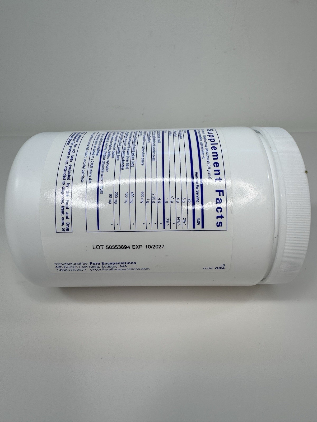 Pure Encapsulations G.I. Fortify Supports GI Health, Microflora Balance 14.1oz