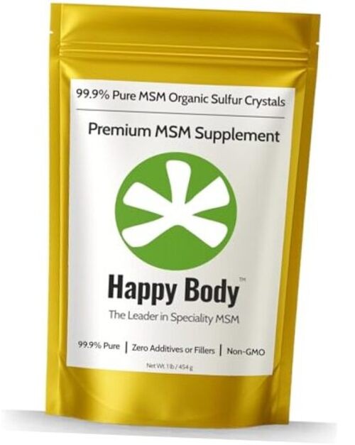 Organic Sulfur Crystals | 99.9% Pure MSM Crystals for Joint 1 Pound (Pack of 1)