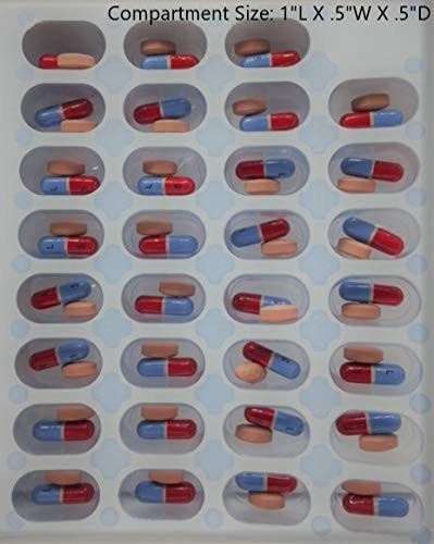 31-Day Medication Blister Pack Cards – 48 Cold Seal Multi-Medical Organizers