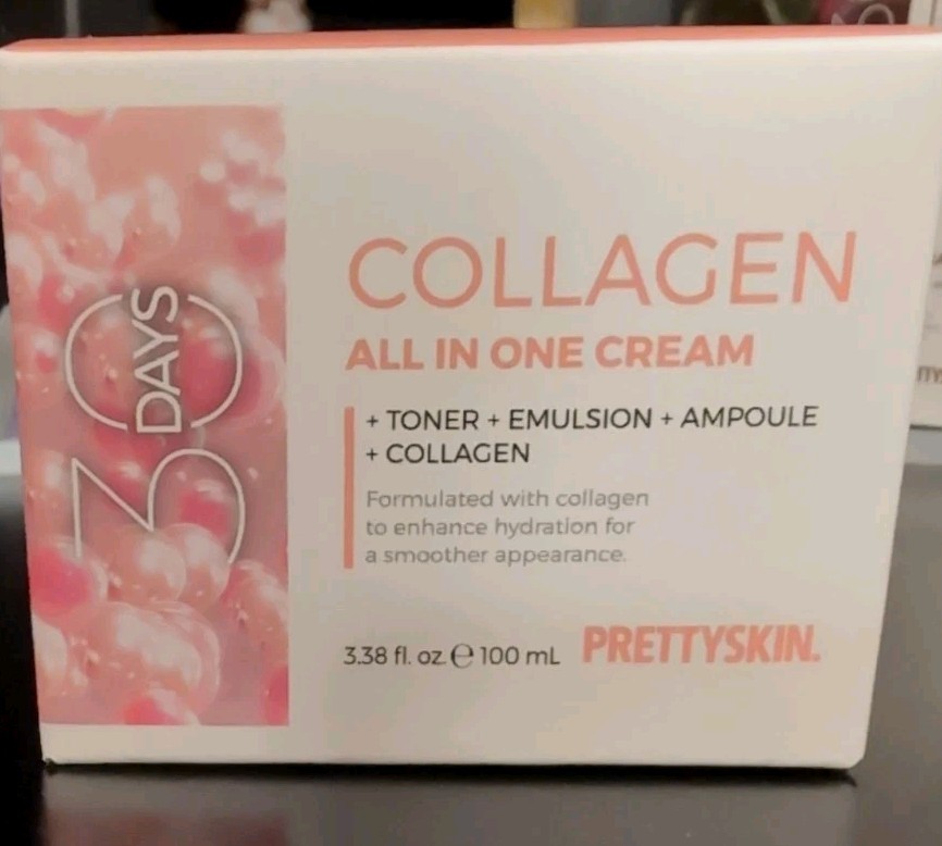 30 Days by Prettyskin Collagen Cream Toner + Emulsion + Ampoule + Collagen Cream