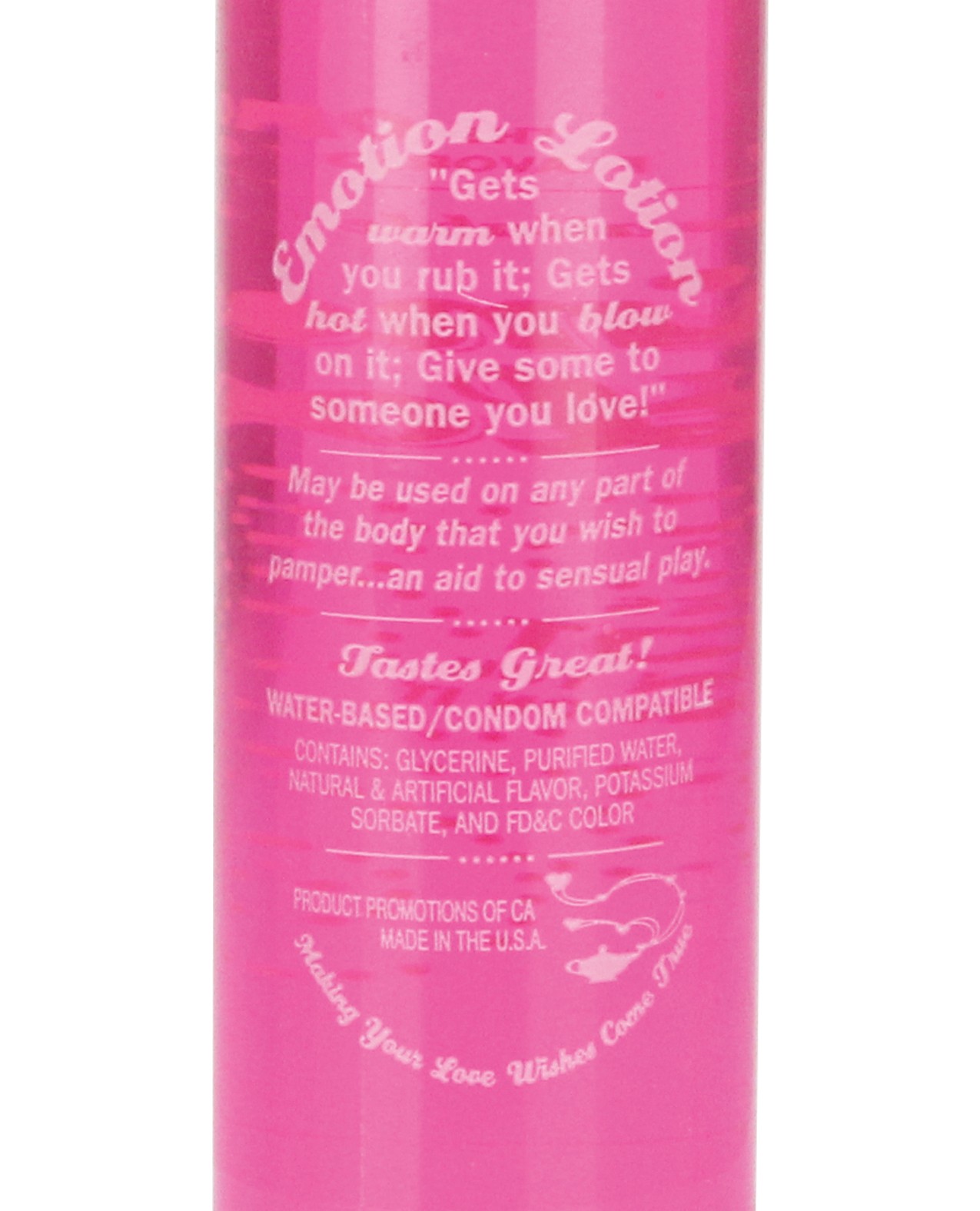 Warming Massage Oil Candy Like Emotion Lotion Strawberry Water Based Heating