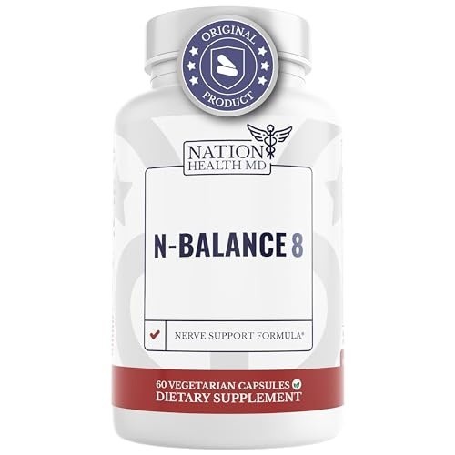 NATION HEALTH MD N-Balance8 – Nerve Support Formula – Nerve Support Supplemen…