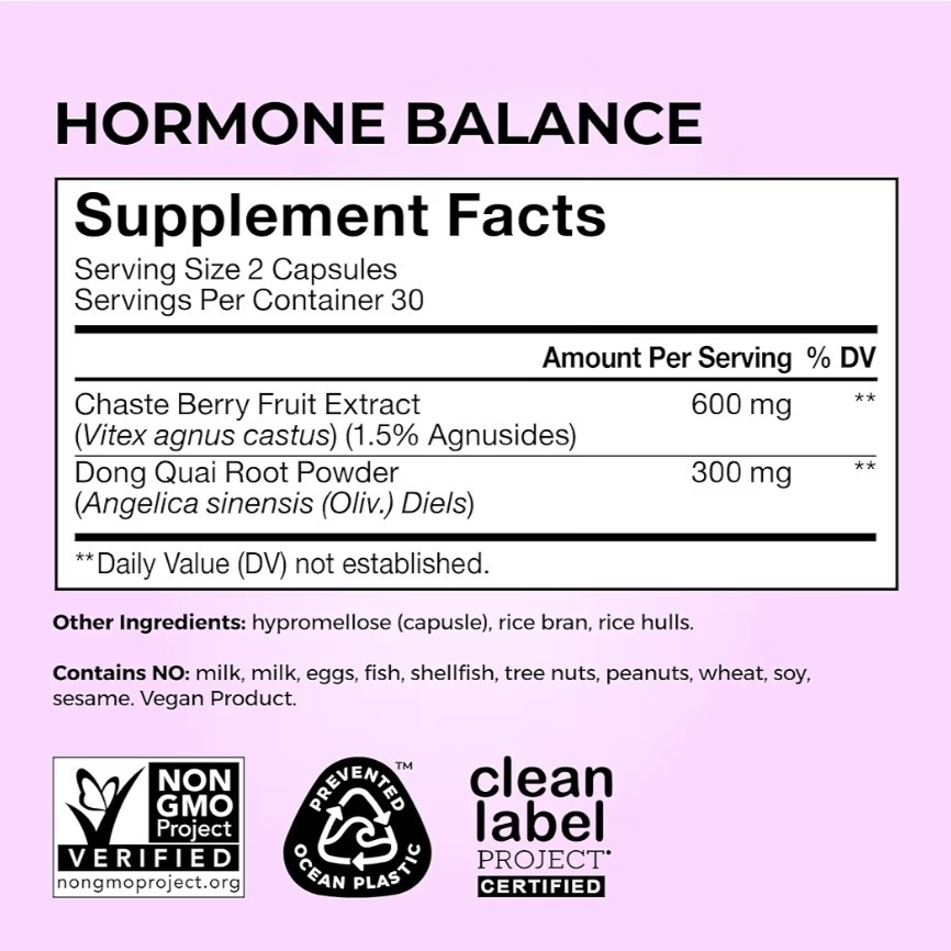 HUM Hormone Balance – Supplement for Women’s Health, 60-Count, Exp 12/26