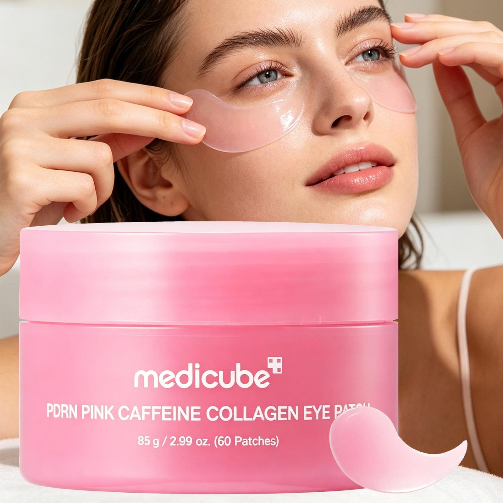 Medi Cube PDRN Pink Caffeine Collagen Eye Patch 85g(60 Patches)