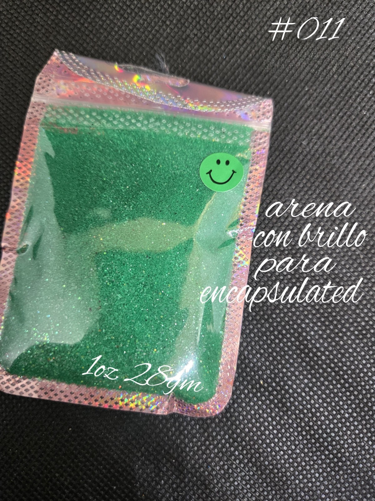Natural Sand Glitter Encapsulated Nail Art Decor, Multicolor (MPN 007-012)