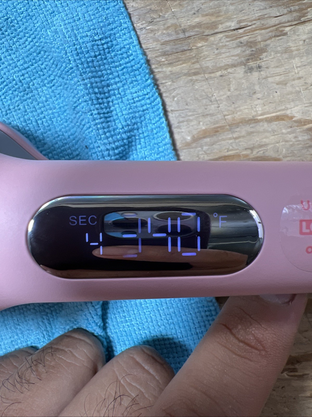 Tymo Rovy Wave Curling Iron Pink New Open Box