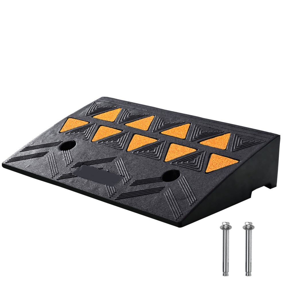 4.25″ 15T Rubber Curb Ramp Driveway Wheelchair Truck Forklift Access Ramp