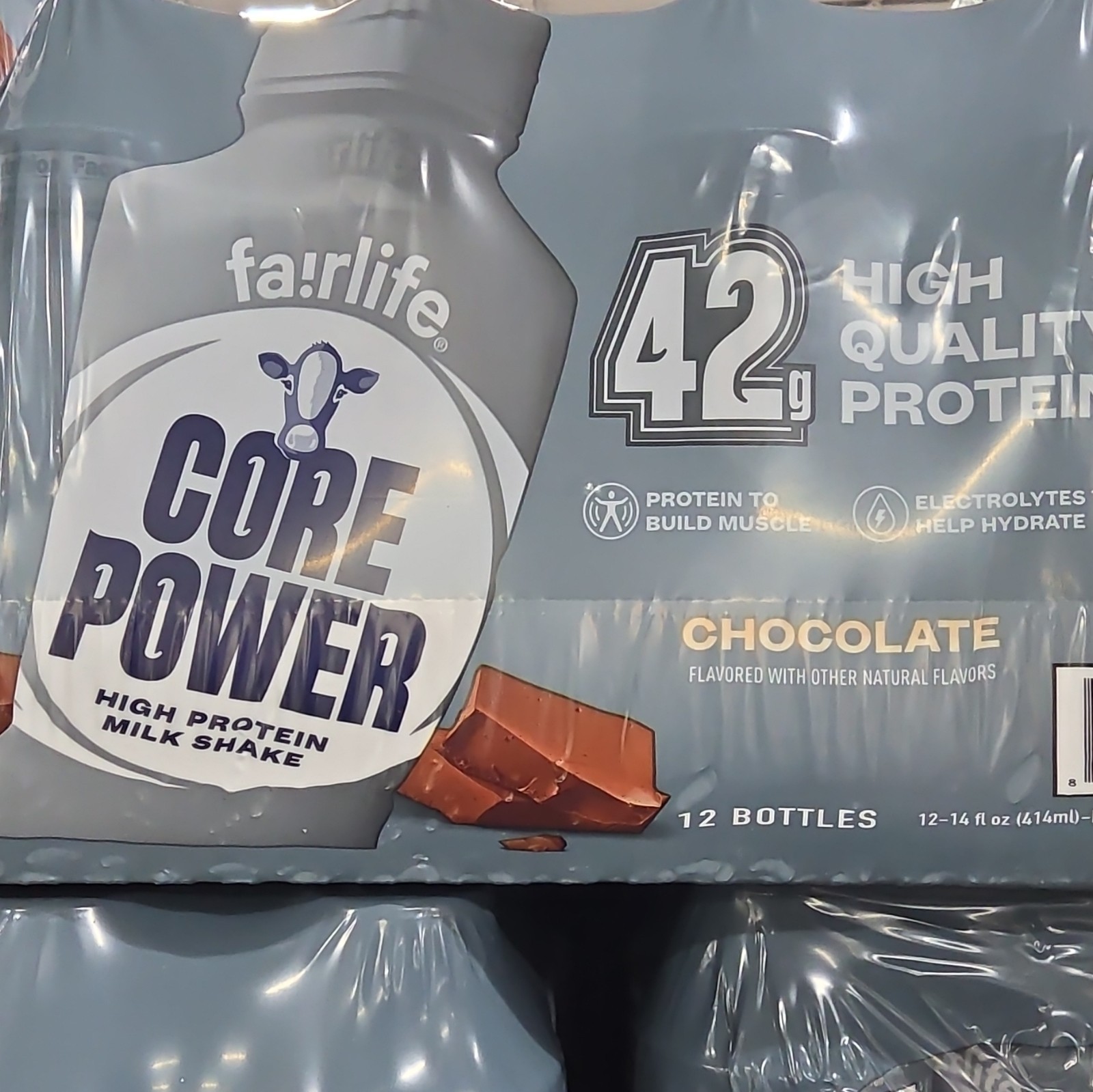 fairlife Core Power Chocolate Protein Shake 42g Gluten & Lactose Free 12pk